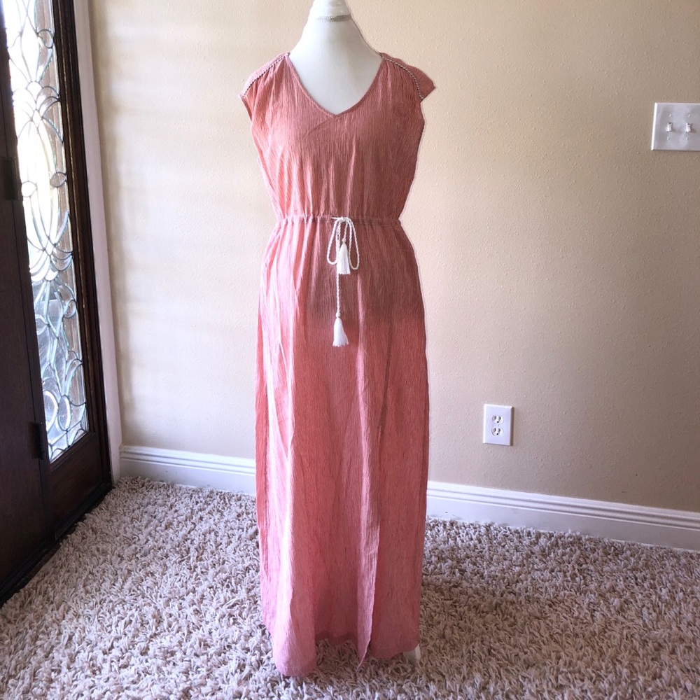 J. Crew Pink Maxi Dress